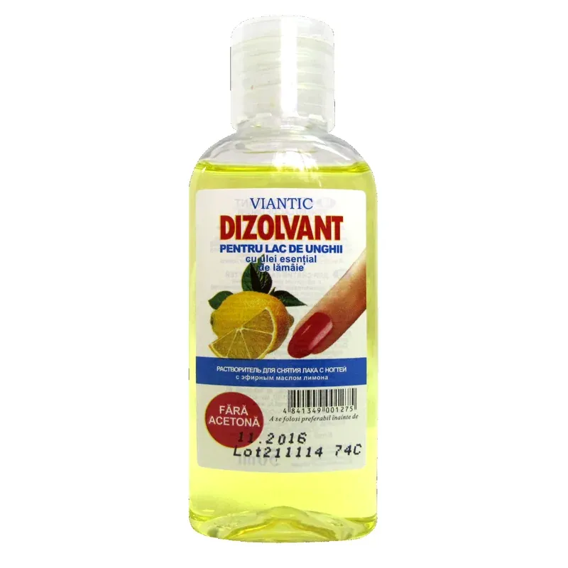 VIANTIC Dizolvant Lac De Unghii Lamaie 50ml