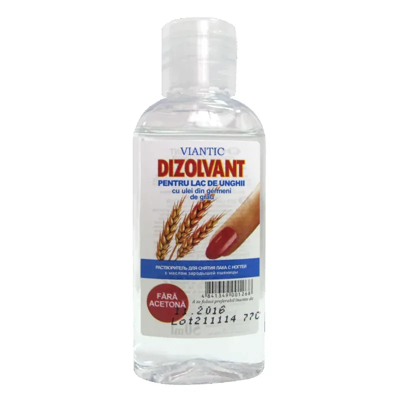 VIANTIC Dizolvant Lac De Unghii Germeni De Grau 50ml
